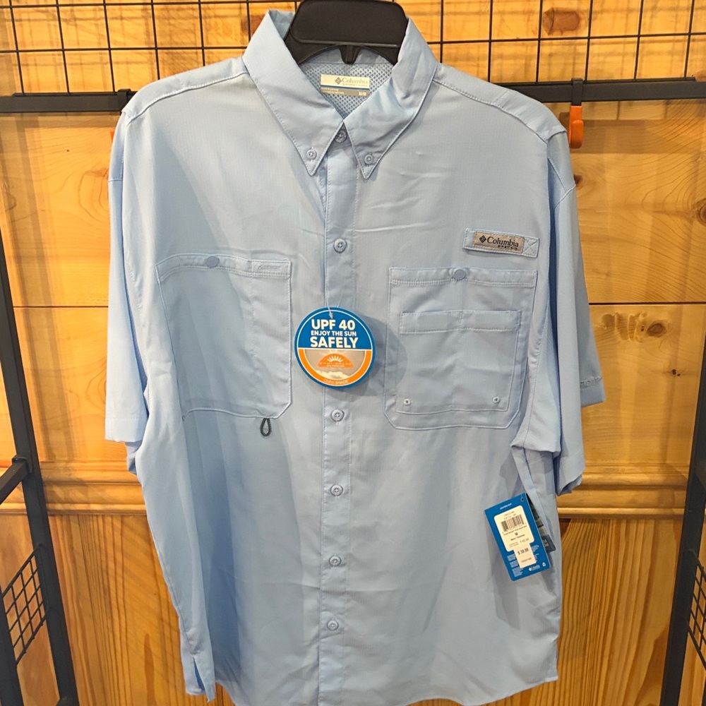 Columbia Men's Sky Blue Casual Shirt